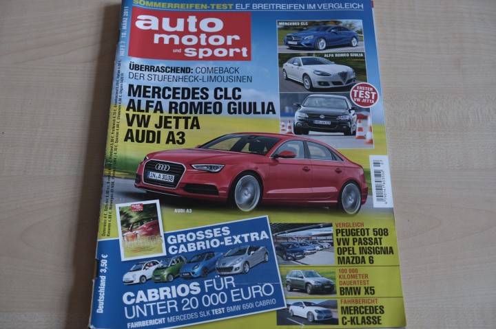 Deckblatt Auto Motor und Sport (07/2011)